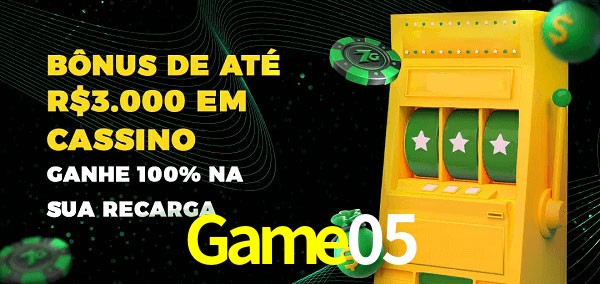 Game05 melhor bônus de depósito